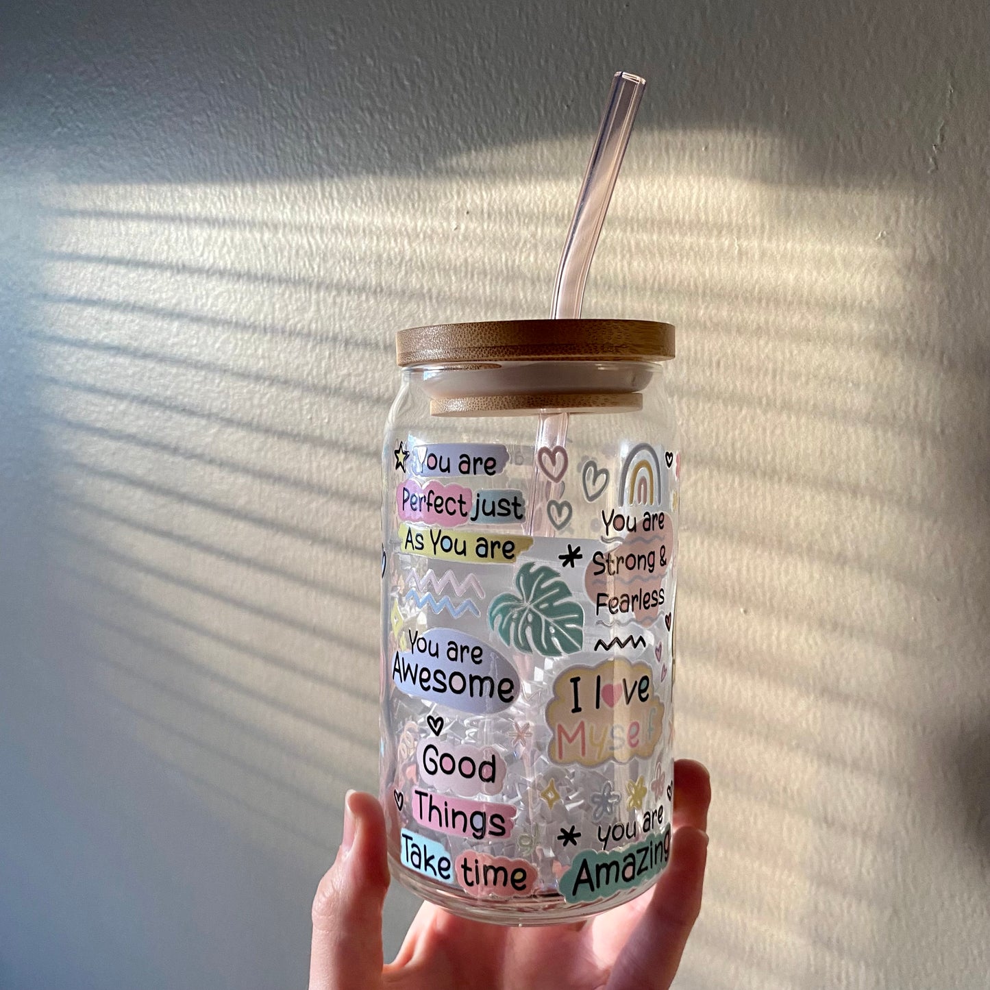 Cup of Positivity glass