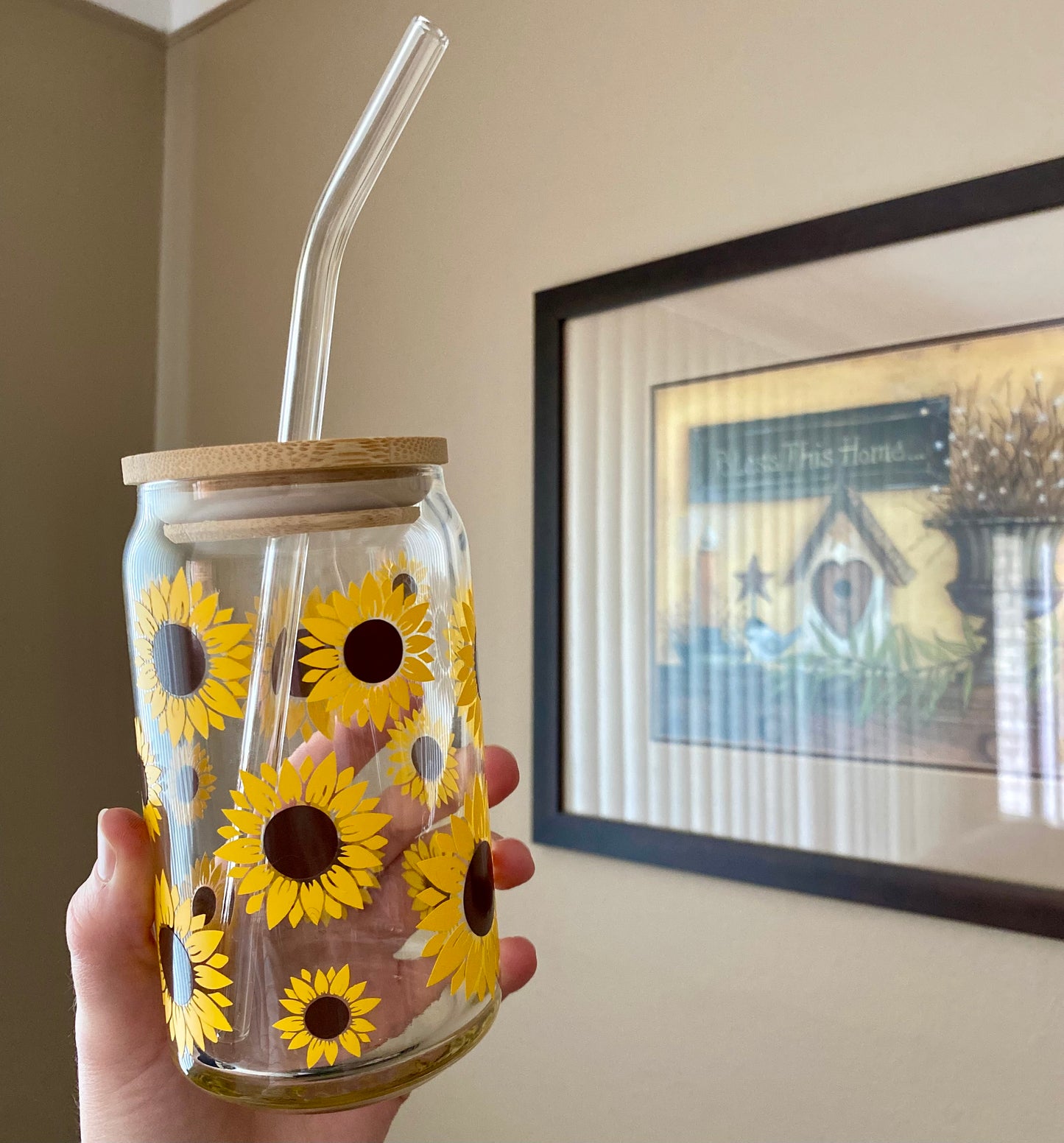 Sunflower glass