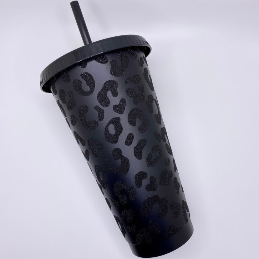 Leopard Print cold cup