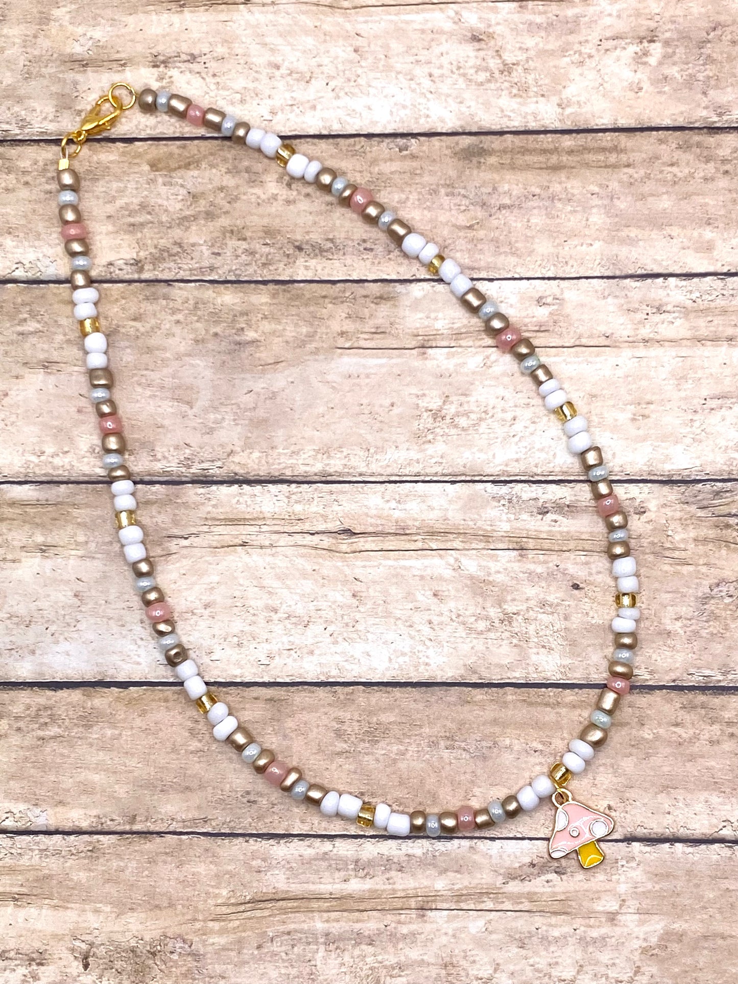 Mushroom Charm necklace