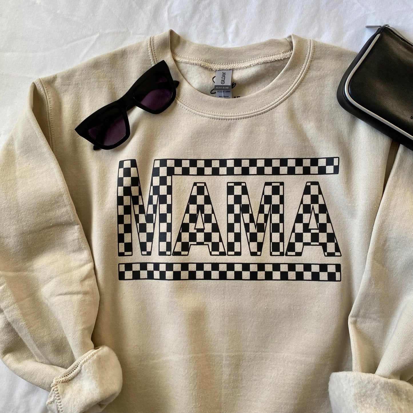 Checkered Mama Sweatshirt