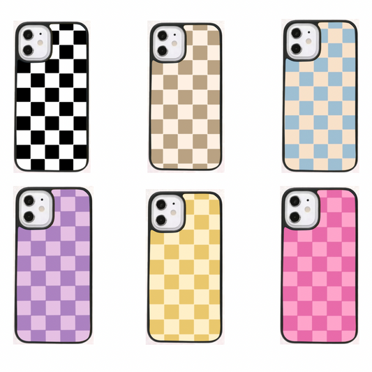 Checkered phone case